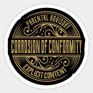 Corrosion of Conformity Vintage Ornament Sticker